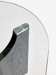 Black Langton Glass Side Table - Image 4 of 4