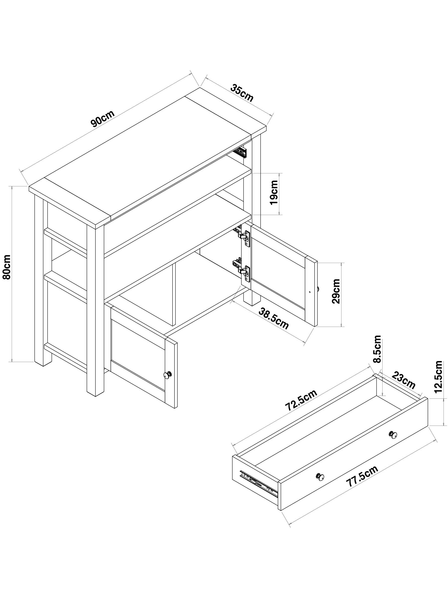 Buy Grey Malvern Console Table from the Next UK online shop
