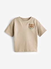 Neutral Tiger 100% Cotton Short Sleeve Character T-Shirt (3mths-7yrs) - Image 4 of 6