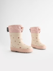 Neutral Fruit Cuff Wellies - Image 1 of 5