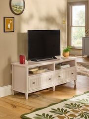 Nina Campbell Putty Willis Up to 50 Inch TV Unit - Image 1 of 9