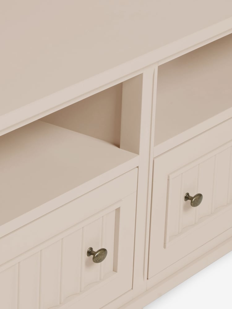 Nina Campbell Putty Willis Up to 50 Inch TV Unit - Image 9 of 9