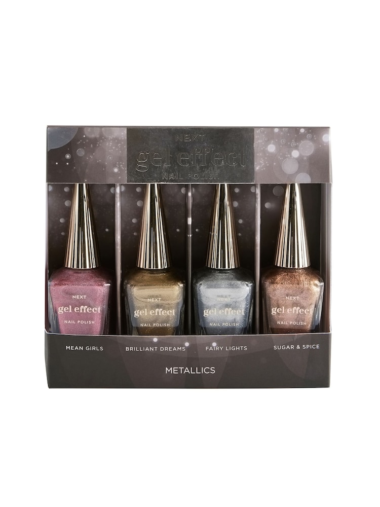 Set of 4 Gel Effect Nail Polish Gift Set - Image 1 of 4 Set of 4 Gel Effect Nail Polish Gift Set - Image 1 of 4