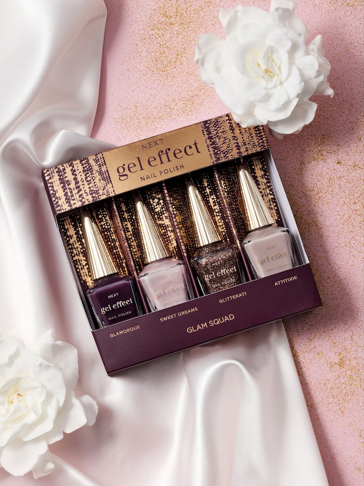 Set of 4 Gel Effect Nail Polish Gift Set - Image 2 of 4