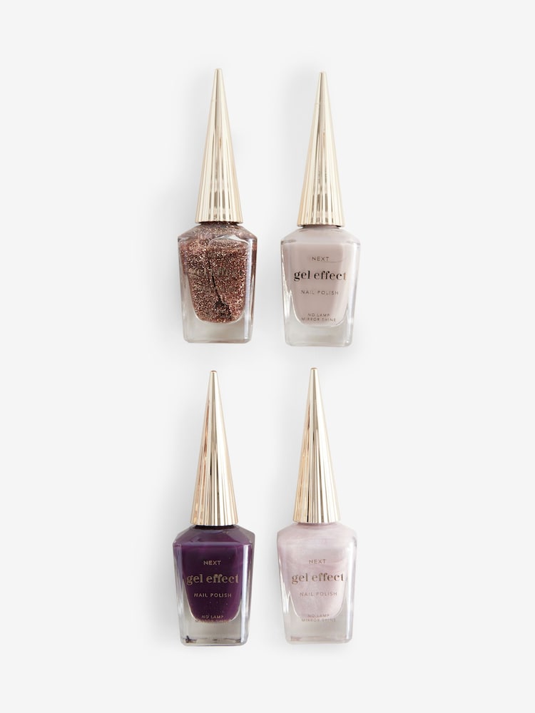 Set of 4 Gel Effect Nail Polish Gift Set - Image 4 of 4