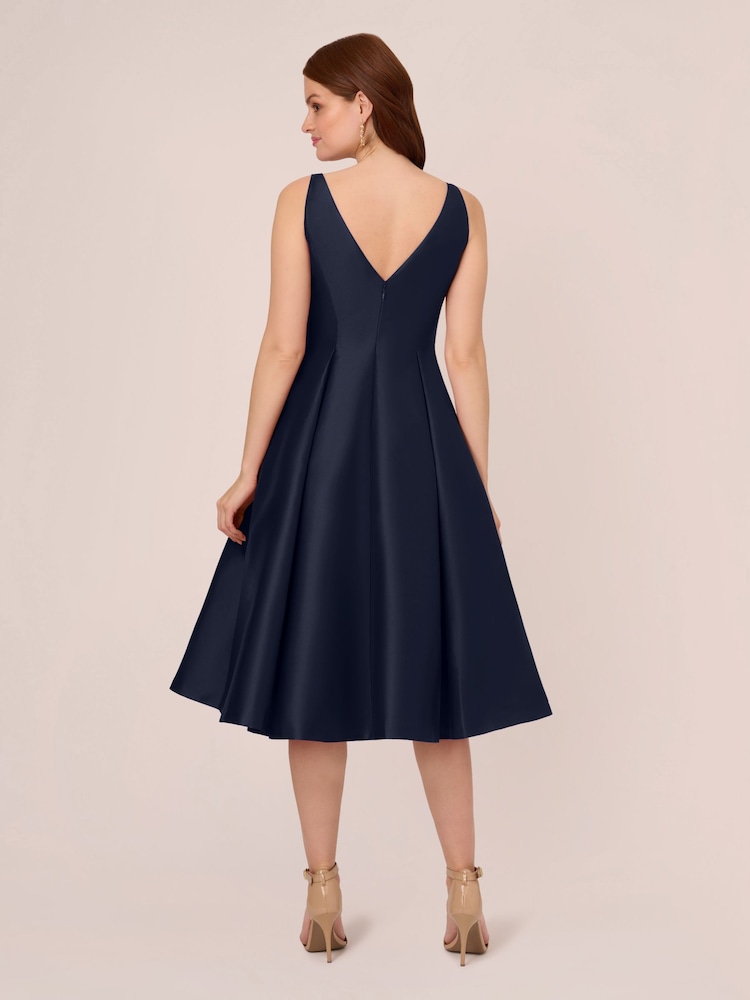 Adrianna Papell Sleeveless Tea Length Dress - Image 1 of 6 Adrianna Papell Sleeveless Tea Length Dress - Image 1 of 6