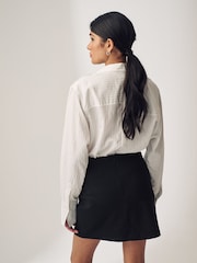 Black Premium Jersey Mini Skirt - Image 2 of 5