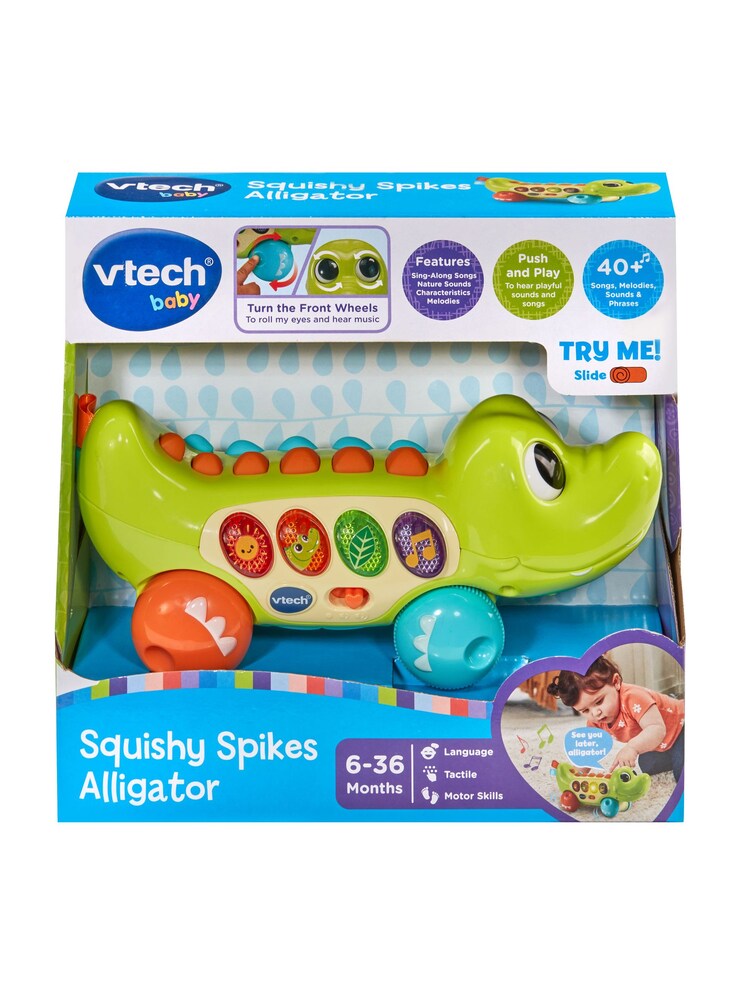 VTech Blue Squishy Spikes Alligator - Image 4 of 4 VTech Blue Squishy Spikes Alligator - Image 4 of 4