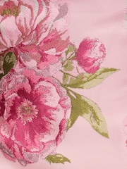 Adrianna Papell Pink Jacquard Flared Dress - Image 6 of 7
