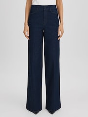 Paige High Rise Wide Leg Jeans - Image 1 of 6