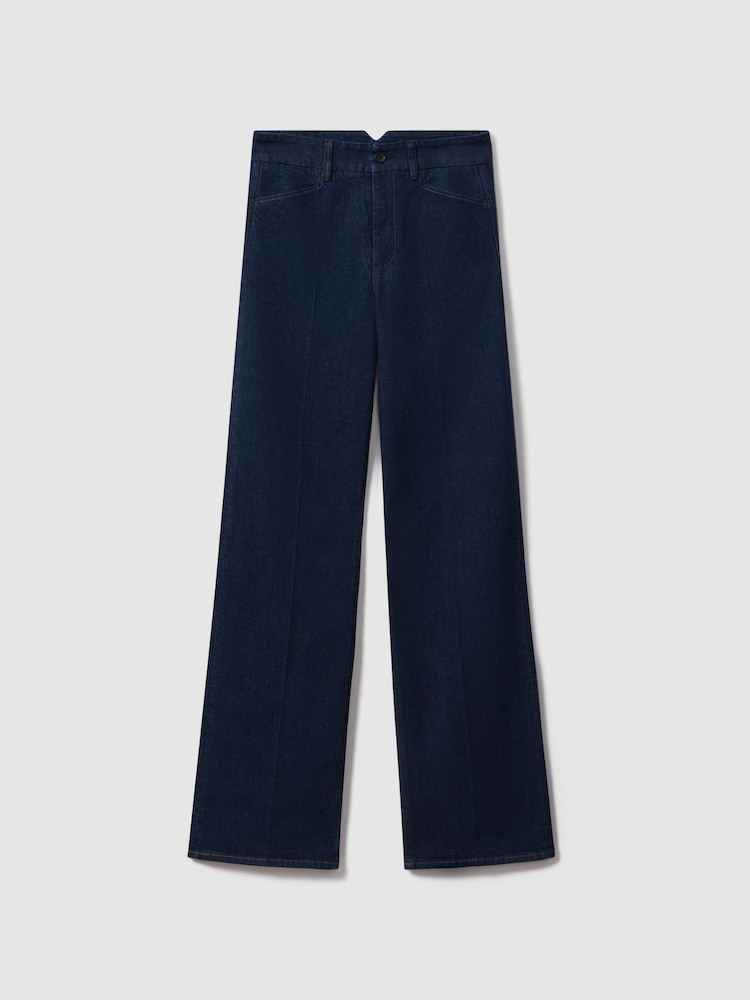 Paige High Rise Wide Leg Jeans - Image 2 of 6