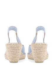 Jones Bootmaker Ladies Natural Rosanna Slingback Wedges - Image 6 of 6