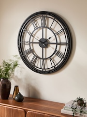 Black 75cm Bobbin Wall Clock - Image 2 of 6