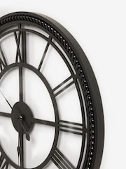 Black 75cm Bobbin Wall Clock - Image 6 of 6