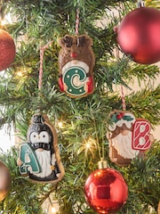 Red Gonk Alphabet Christmas Bauble - Image 1 of 6
