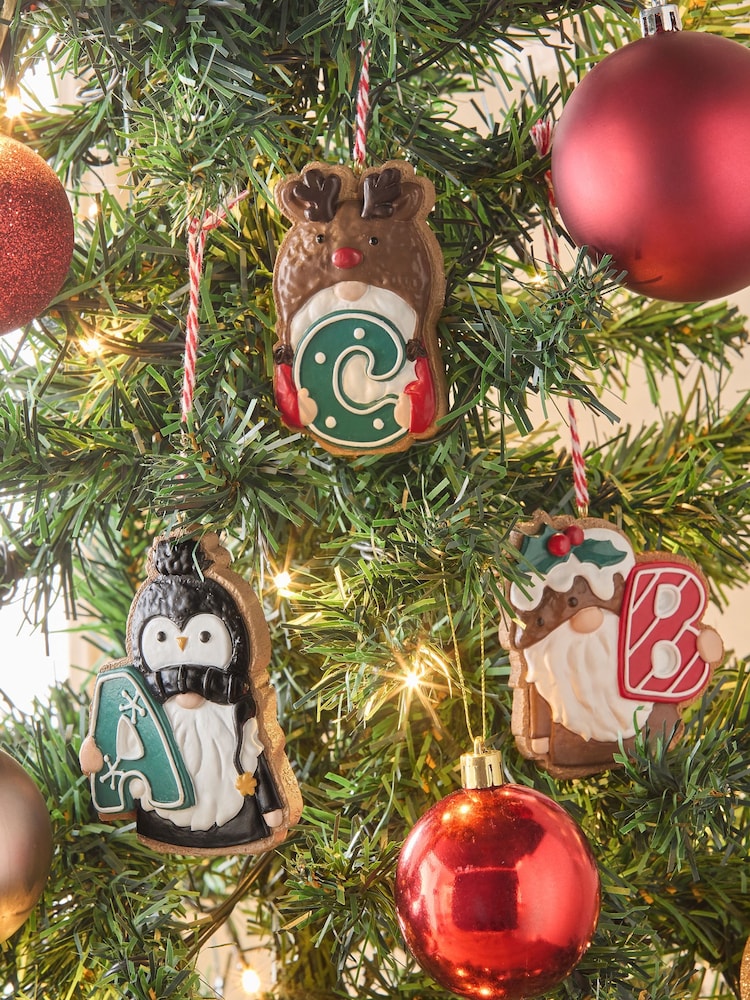 Red Gonk Alphabet Christmas Bauble - Image 1 of 6
