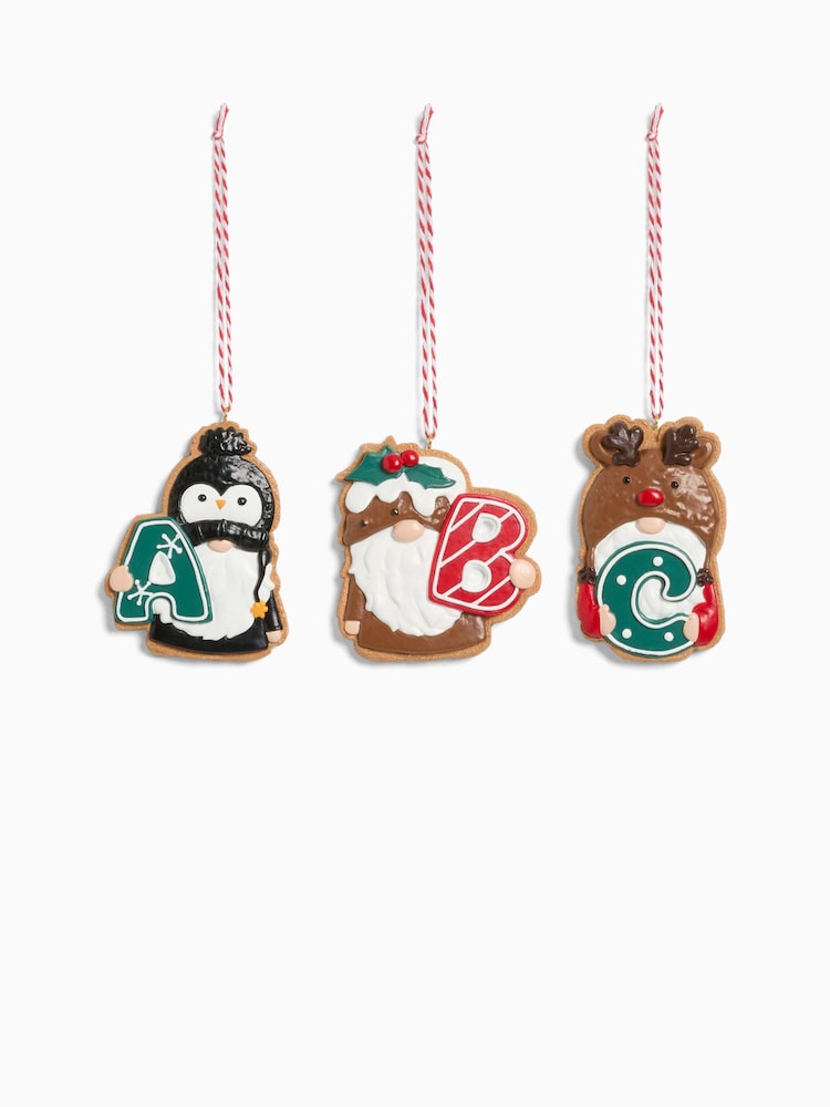 Red Gonk Alphabet Christmas Bauble - Image 3 of 6