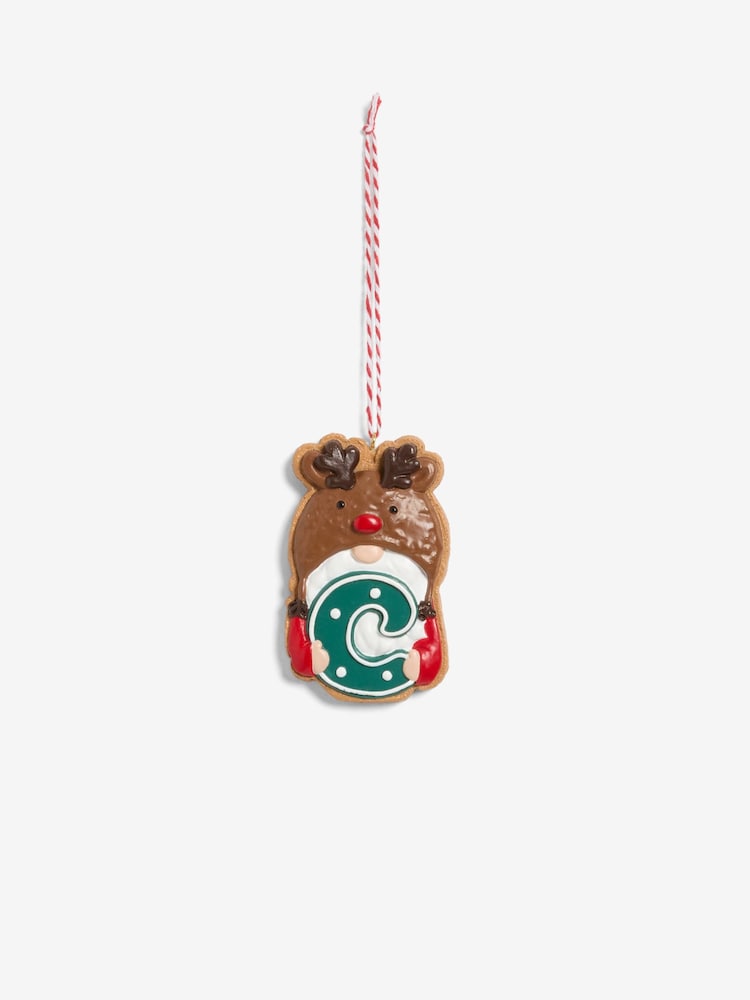 Red Gonk Alphabet Christmas Bauble - Image 6 of 6