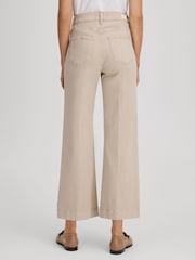 Soft Sand - Paige Flared Cropped Jeans - Imagen 5 de 6