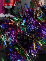 Multi 3 Metre Christmas Tinsel Decoration - Image 2 of 3