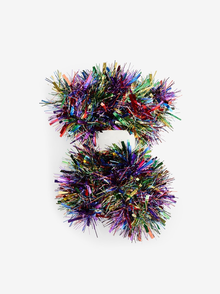 Multi 3 Metre Christmas Tinsel Decoration - Image 3 of 3