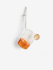Brown Whiskey Glass Christmas Bauble - Image 3 of 4