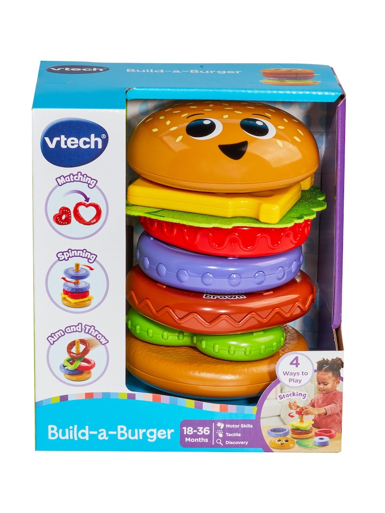 VTech Blue BuildaBurger - Image 4 of 4 VTech Blue BuildaBurger - Image 4 of 4