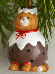 Bombka choinkowa z kotem i świątecznym puddingiem - Image 2 of 4