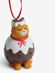Bombka choinkowa z kotem i świątecznym puddingiem - Image 4 of 4