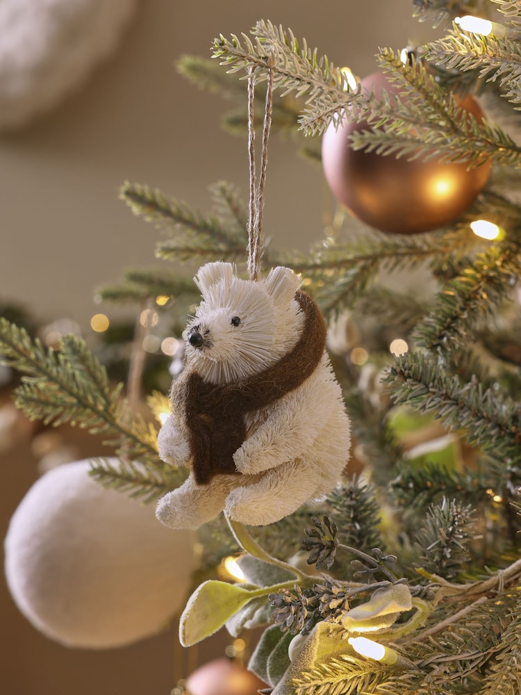 Natural Bear Christmas Bauble - Image 1 of 4
