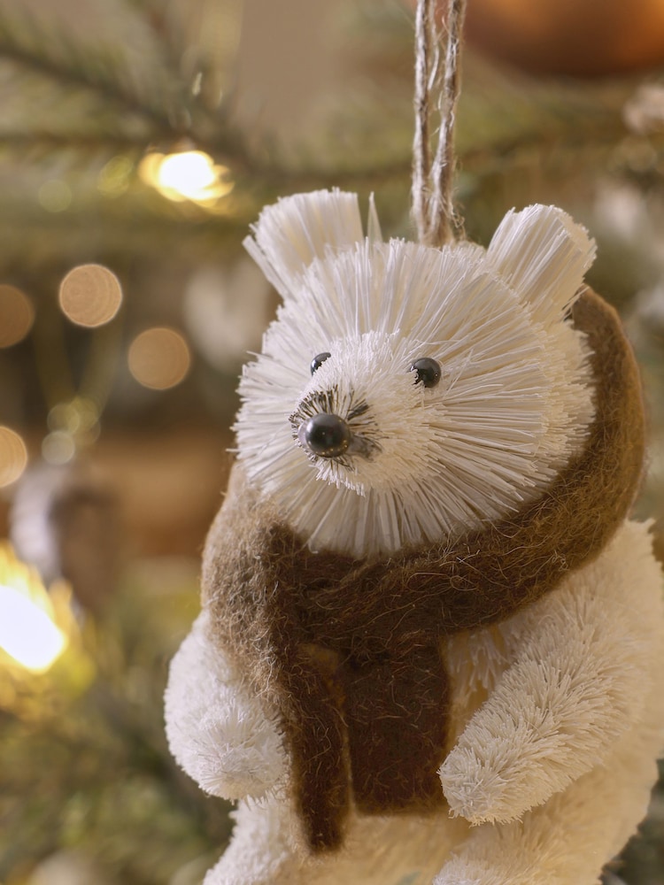 Natural Bear Christmas Bauble - Image 2 of 4
