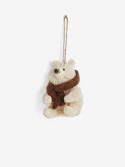 Natural Bear Christmas Bauble - Image 3 of 4