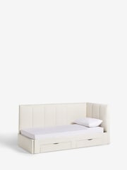 Casual Boucle Natural Oyster Kids Marlow Drawer Upholstered Frame - Image 5 of 8