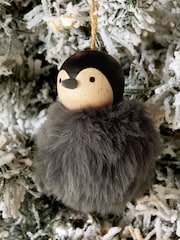 Penguin Pom Pom Christmas Bauble - Image 2 of 4