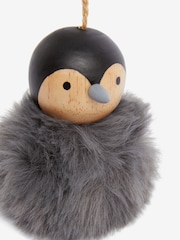 Penguin Pom Pom Christmas Bauble - Image 4 of 4