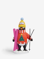 Multi Penguin Ski Christmas Ornament - Image 3 of 5