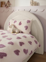 Soft Velvet Natural Oyster Kids Iris Upholstered Bed - Image 3 of 7