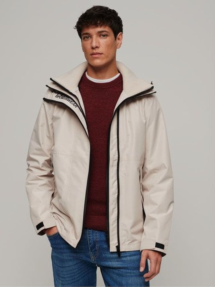 Superdry Nude Hooded Yachter Windbreaker Jacket - Image 1 of 6