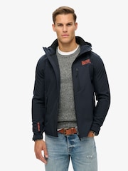 Superdry Blue Hooded Soft Shell Trekker Jacket - Image 4 of 6