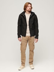 Superdry Black Hooded Soft Shell Trekker Jacket - Image 3 of 8