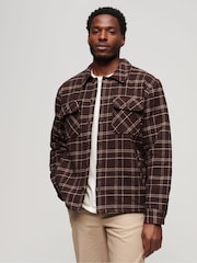 Superdry Red Vintage Check Overshirt - Image 1 of 3