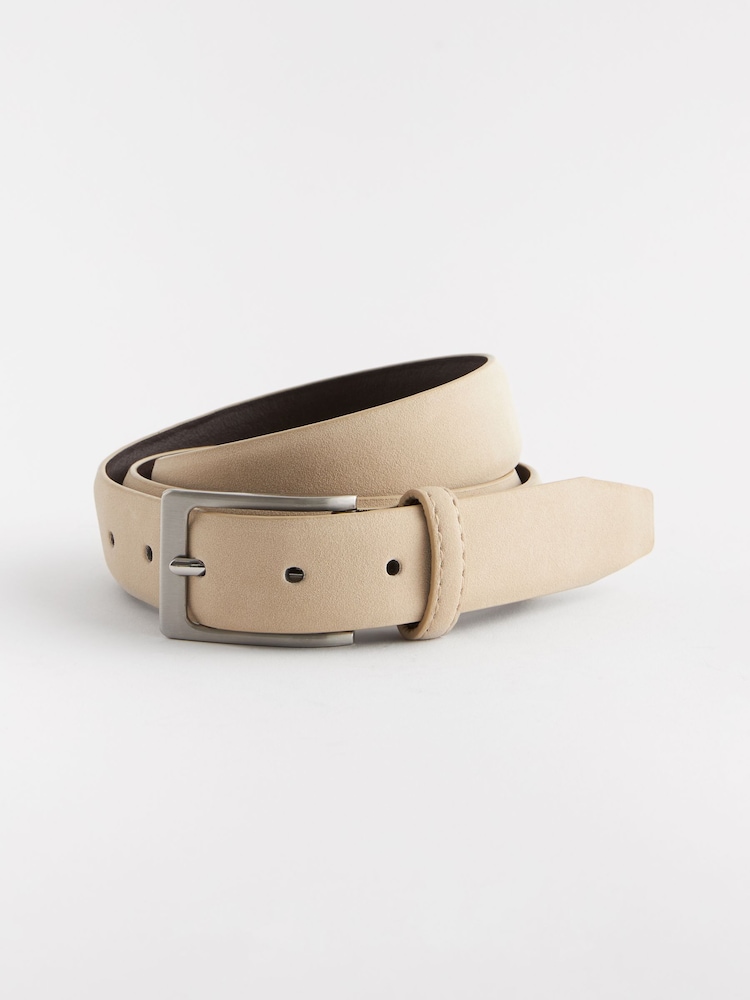 Neutral Suedette Belt - Image 1 of 2 Neutral Suedette Belt - Image 1 of 2