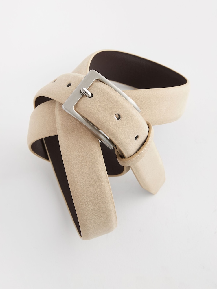 Neutral Suedette Belt - Image 2 of 2 Neutral Suedette Belt - Image 2 of 2