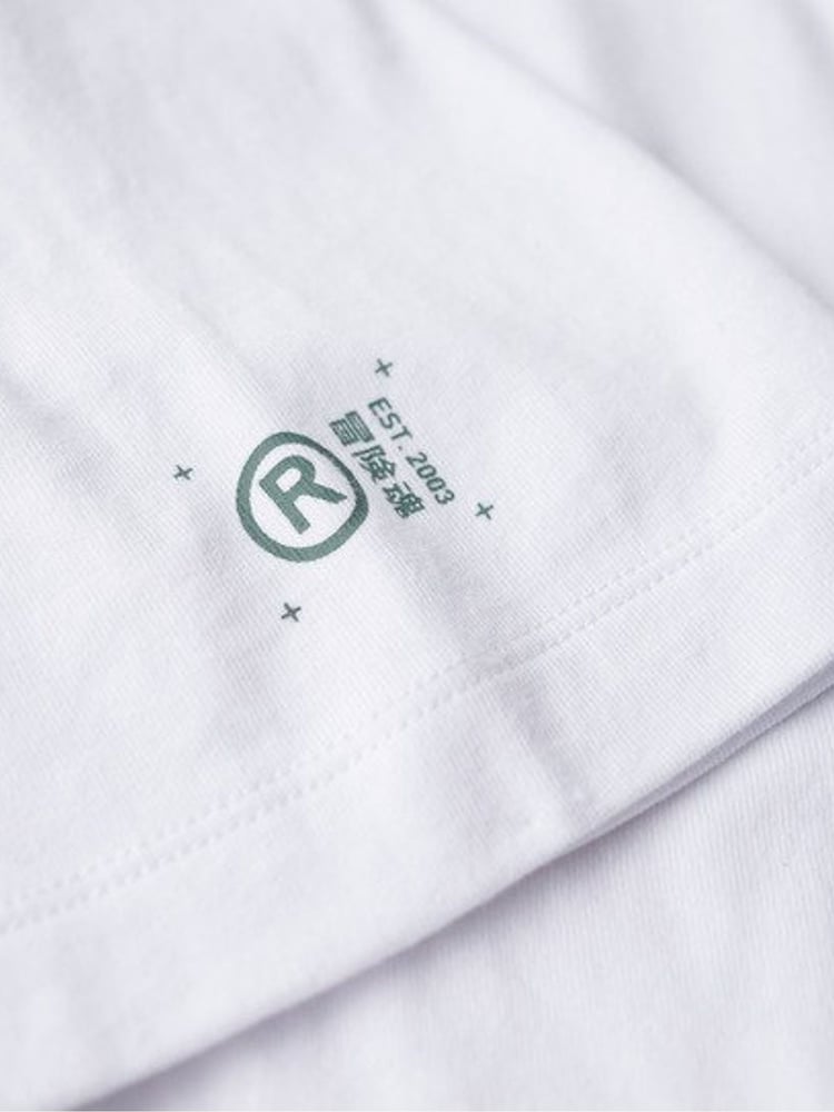 Superdry White Loose Fit Utility Sport Logo T-Shirt - Image 5 of 5