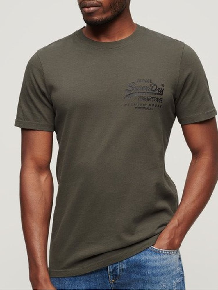 Superdry Green Tokyo Graphic T-Shirt - Image 3 of 5