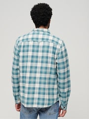 Superdry Blue Vintage Check Overshirt - Image 2 of 6