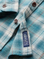 Superdry Blue Vintage Check Overshirt - Image 5 of 6