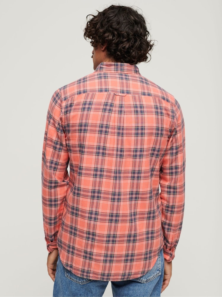 Superdry Red Vintage Check Shirt - Image 2 of 6