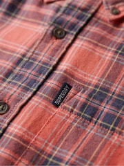 Superdry Red Vintage Check Shirt - Image 6 of 6