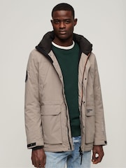 Superdry Nude City Hooded Wind Parka Jacket - Image 1 of 4